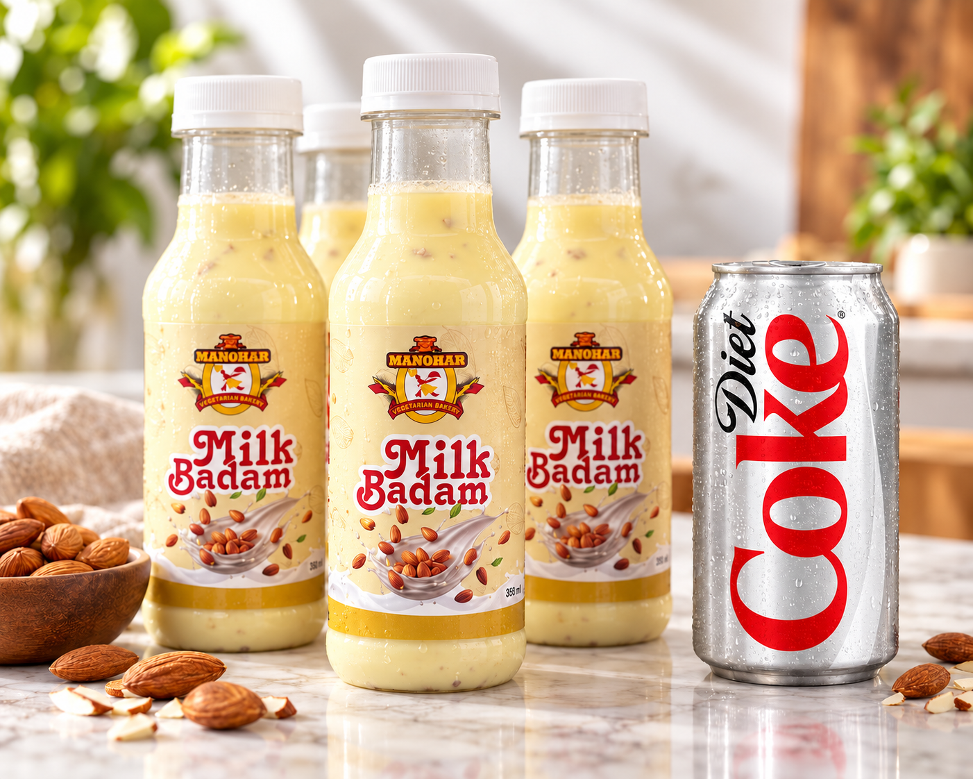 Milk Badam drinks
